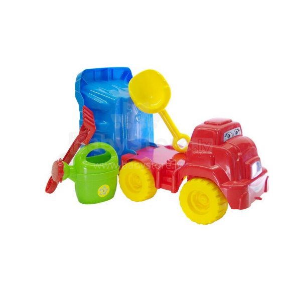 3toysm Art.ZP3 Toy car with sand kit red