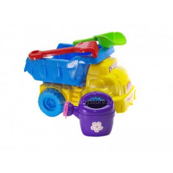 3toysm Art.ZP3 Toy car with sand kit yellow