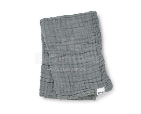 Elodie Details Crinkled Blanket 120x120 cm, Deco Turquoise