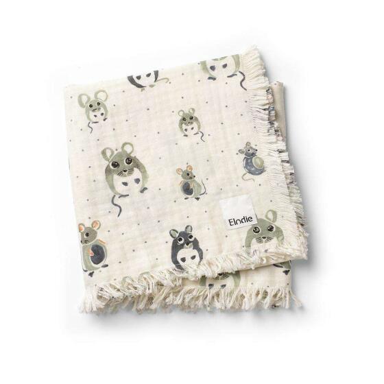 Elodie Details одеяло Forest mouse 100x75 см