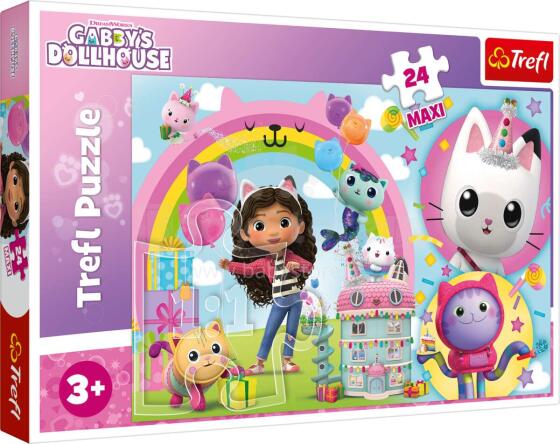 TREFL GABBY´S DOLLHOUSE maxi puzzle 24 pcs