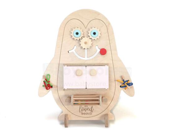 Beloved Boards Art.BBO004 Pink Penguin