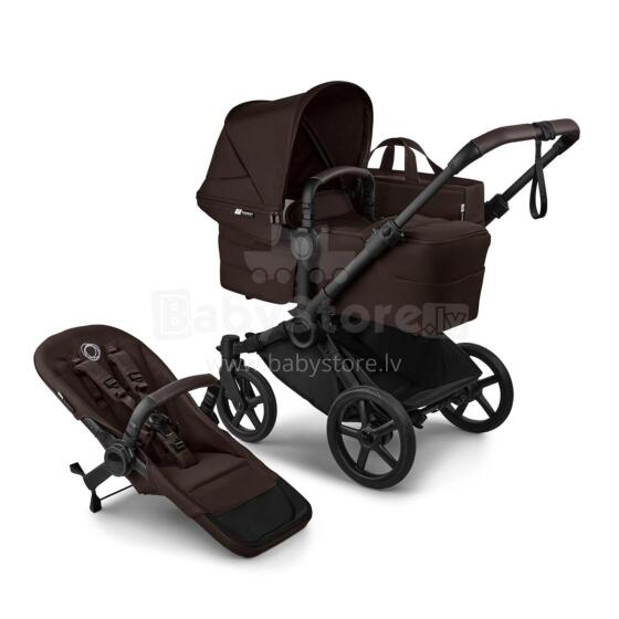 Bugaboo Donkey 6 Mono Complete Art.152425 Cocao Brown Bērnu Universāli Transformējami rati