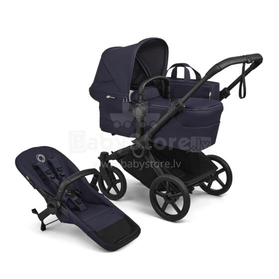 Bugaboo Donkey 6 Mono Complete Art.152426 Deep Indigo Bērnu Universāli Transformējami rati