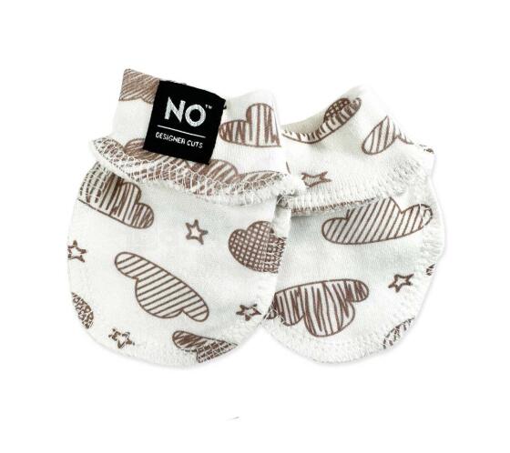 La Bebe™ NO Baby Mittens Art. 10-02-23 Clouds