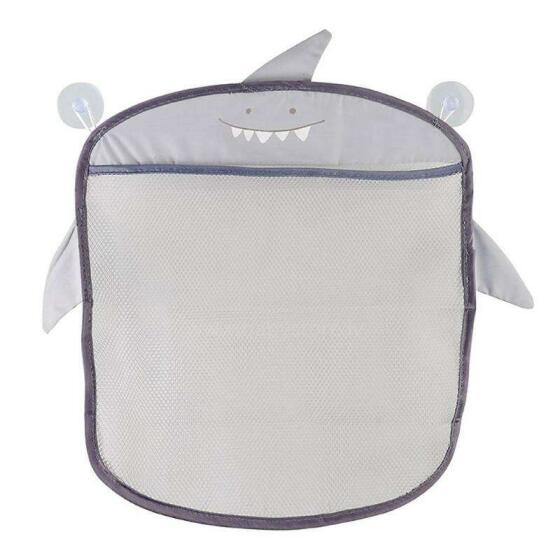 Ikonka Art.KX6999_3 Bath toy organiser container grey