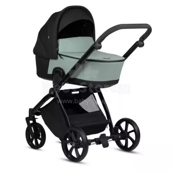 Tutis Mio 3 Plus Leather Art.039 Sage Universal stroller 2 in 1