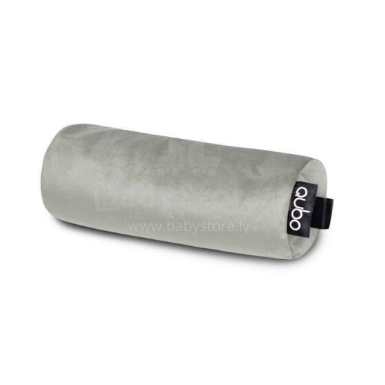Qubo Art.152717 Silver Velvet Yoga Bolster 14 (filled with buckwheat husks)