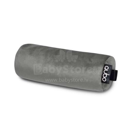 Qubo Art.152718 Graphite Velvet Yoga Bolster 14 (ar griķu pildījumu)