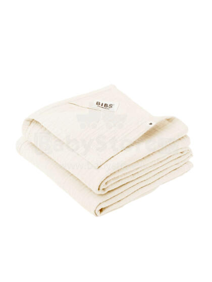 BIBS Muslin Cloth 2-pack Art.152792 Ivory