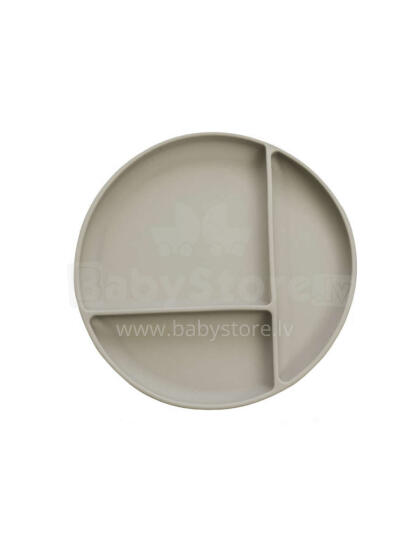 Atelier Keen Divided Silicone Suction Plate Art.152832 Greige