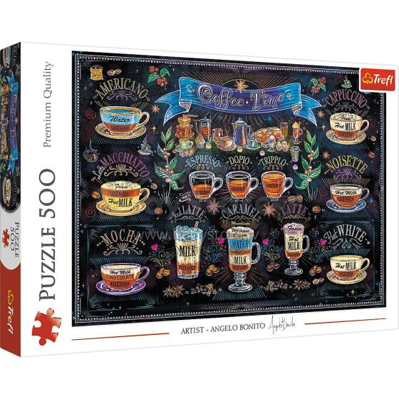 TREFL Puzzle Coffee, 500 pcs