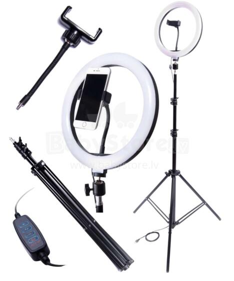 Ikonka Art.KX6824 60W RING LED selfie make-up lamp