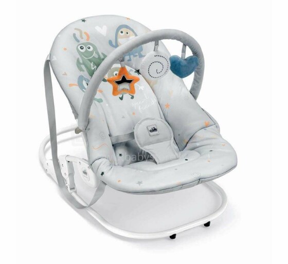 Cam Giocam Art.S362/259 Высококачественный шезлонг (кресло качалка) для малышей