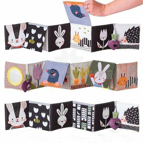 Taf Toys Baby Urban Book Art.273244 Двухсторонняя мягкая книжка для малышей