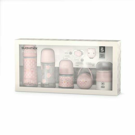 Suavinex Baby Set Art.268936 Bonhomia Pink  Подарочный набор для детей с рождения