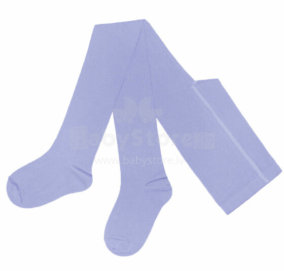 Weri Spezials Monochrome Children's Tights Monochrome Iris Lilac ART.SW-0522 High quality children's cotton tights available in various stylish colors