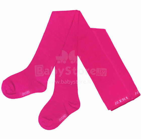 Weri Spezials Monochrome Children's Tights Monochrome Light Pink ART.SW-0353 High quality children's cotton tights available in various stylish colors