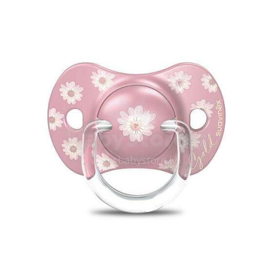 Suavinex Soother Art.263274 Gold Pink