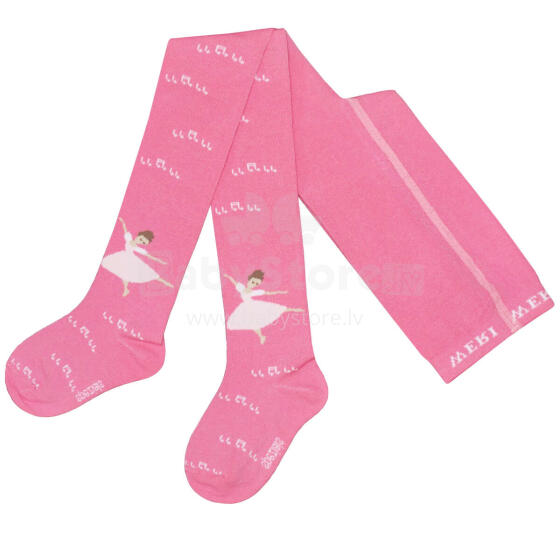 Weri Spezials Bērnu Zeķubikses Ballet Dancer Dark Pink ART.WERI-6025 Augstas kvalitātes bērnu kokvilnas Zeķubikses meitenēm ar jauku dizainu