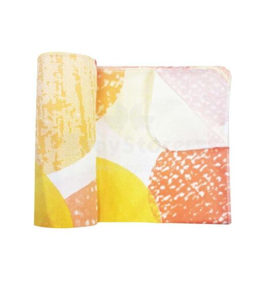 La bebe™ Cotton Nappy Art.153800 Yellow Dabīgas kokvilnas autiņš 75х75 см
