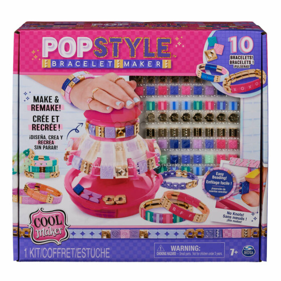 COOL MAKER Rotaļlietu komplekts PopStyle aproču veidošanai