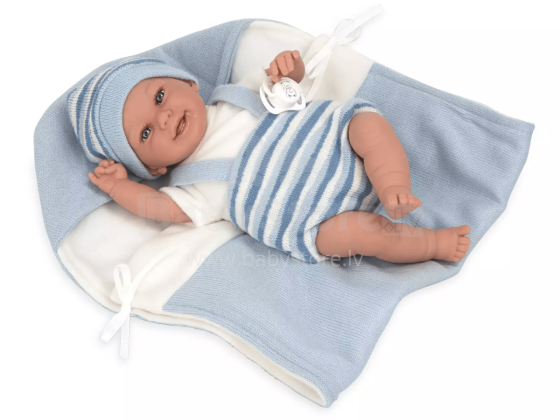 Arias Baby Doll with blanket Art.AR60751 Blue
