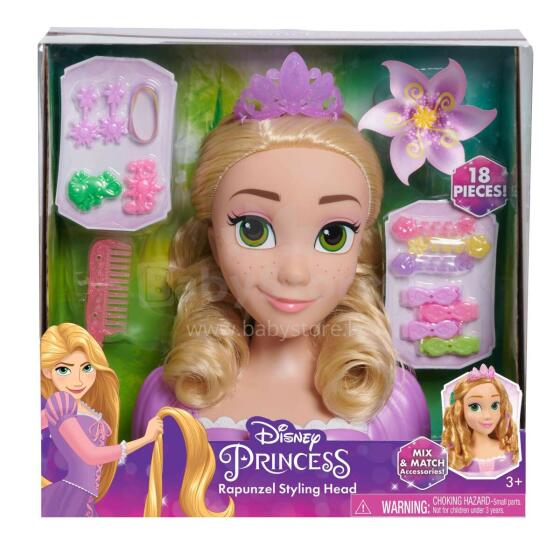 DISNEY PRINCESS Tangled - Rapunzel styling head with 18 accessories
