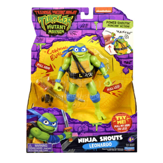 TMNT Ninja Shouts Leonardo Art.83351 Фигурка