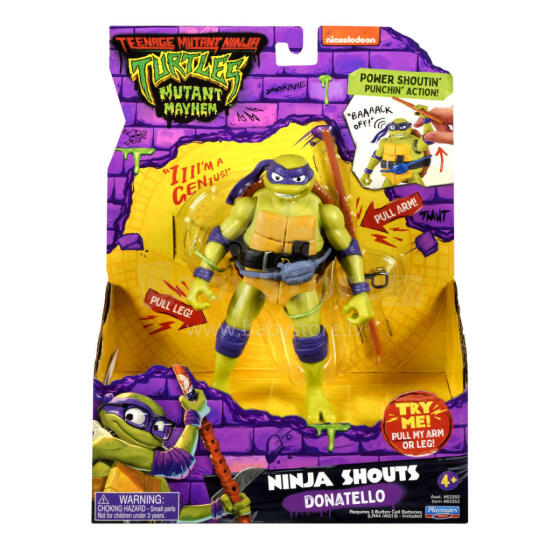 TMNT Ninja Shouts Donatello Art.83352 Фигурка