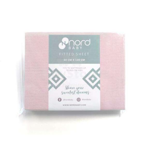 Nordbaby Sheet Art.232389 Pink