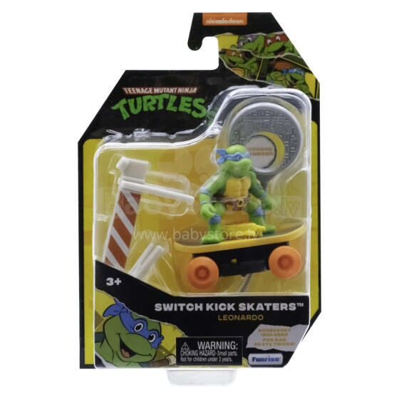 "TMNT fig?ra ar skritu?d?li ""Switch Kick Skaters"", sortiments, 71052"