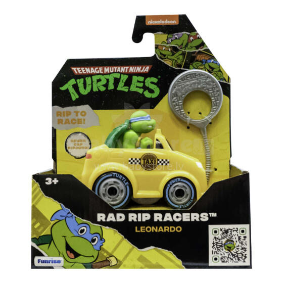 "TMNT transportl?dzeklis ar fig?ru ""Rad Rip Racers"", sortiments, 71046"