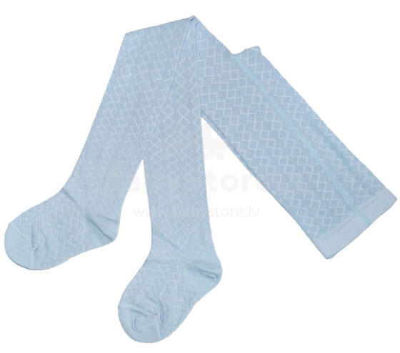 Weri Spezials Bērnu Zeķubikses Fillet Zig-Zag Light Blue ART.WERI-1635 Augstas kvalitātes bērnu kokvilnas Zeķubikses meitenēm