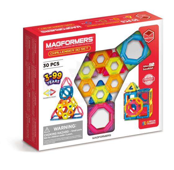 MAGFORMERS Art.715020 magnet constructor set Challenger 30 pcs