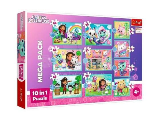 TREFL GABBY´S DOLLHOUSE Puzzle 10 in 1 set