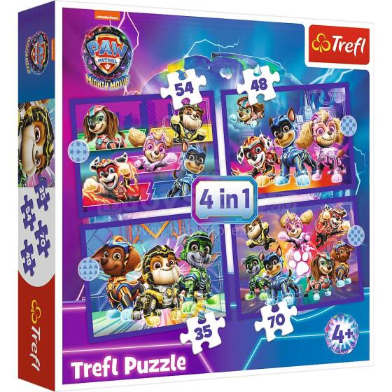 I-Toys Paw Patrol Art.T-0659 Puzzle 4 in 1 set