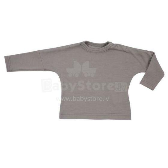 Nordbaby Merino Shirt Samuel Art.263666 Dark Grey