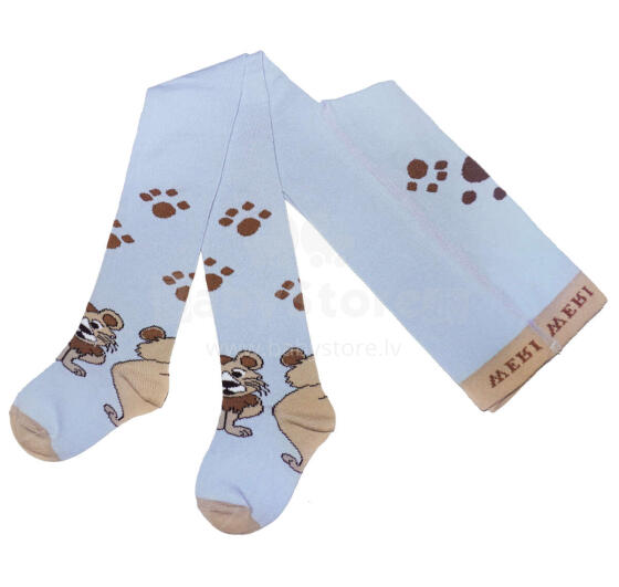 Weri Spezials Bērnu Zeķubikses Little Lion Light Blue ART.WERI-2390 Augstas kvalitātes bērnu kokvilnas Zeķubikses zēniem