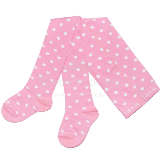 Weri Spezials Bērnu Zeķubikses White Dots Rose ART.SW-0131 Augstas kvalitātes bērnu kokvilnas Zeķubikses meitenēm