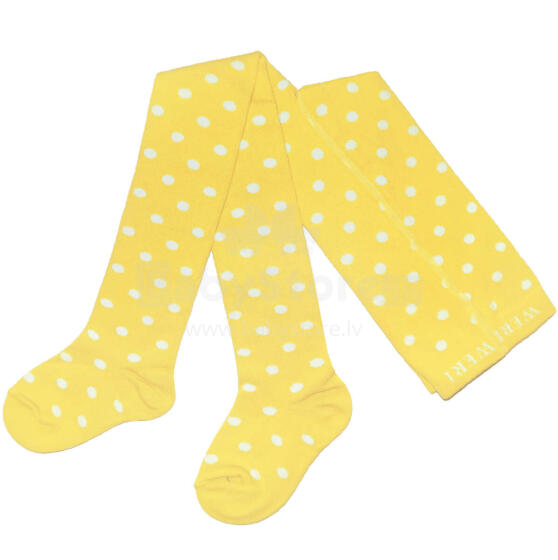 Weri Spezials Bērnu Zeķubikses White Dots Vanilla ART.SW-0137 Augstas kvalitātes bērnu kokvilnas Zeķubikses meitenēm