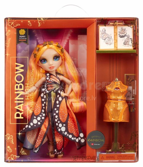 Rainbow High doll Fantastic Fashion orange, 33 cm