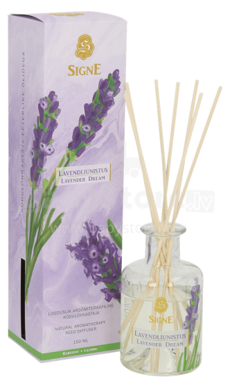 Signe Lavander Dream Art.154505освежитель воздуха для дома / диффузор Lavender Dream (лаванда), 150мл