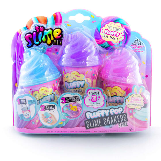 Slime DIY set Fluffy shaker 3-pack