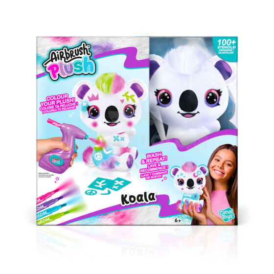 Style 4 Ever plush with airbrush Koala, 22 cm