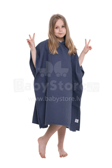 La Bebe™ NO Poncho Towel  Art.154685 Grey 90x110 cm