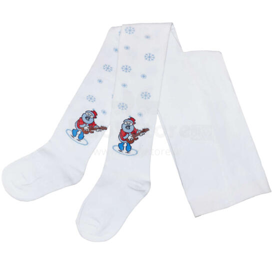 Weri Spezials Bērnu Zeķubikses Santa Claus White ART.WERI-0615 Augstas kvalitātes bērnu kokvilnas Zeķubikses bērniem
