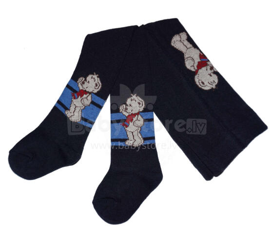 Weri Spezials Bērnu Zeķubikses Teddy Navy ART.WERI-3239 Augstas kvalitātes bērnu kokvilnas Zeķubikses bērniem