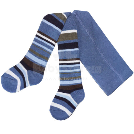Weri Spezials Bērnu Zeķubikses Stripes Jeans ART.WERI-7656 Augstas kvalitātes siltas  plīša bērnu kokvilnas Zeķubikses zēniem