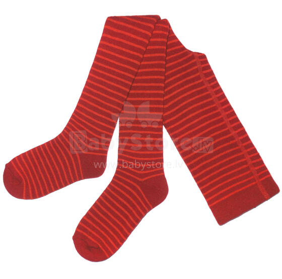 Weri Spezials Bērnu Zeķubikses Red Stripes ART.SW-2002 Augstas kvalitātes siltas  plīša bērnu kokvilnas Zeķubikses meitenēm